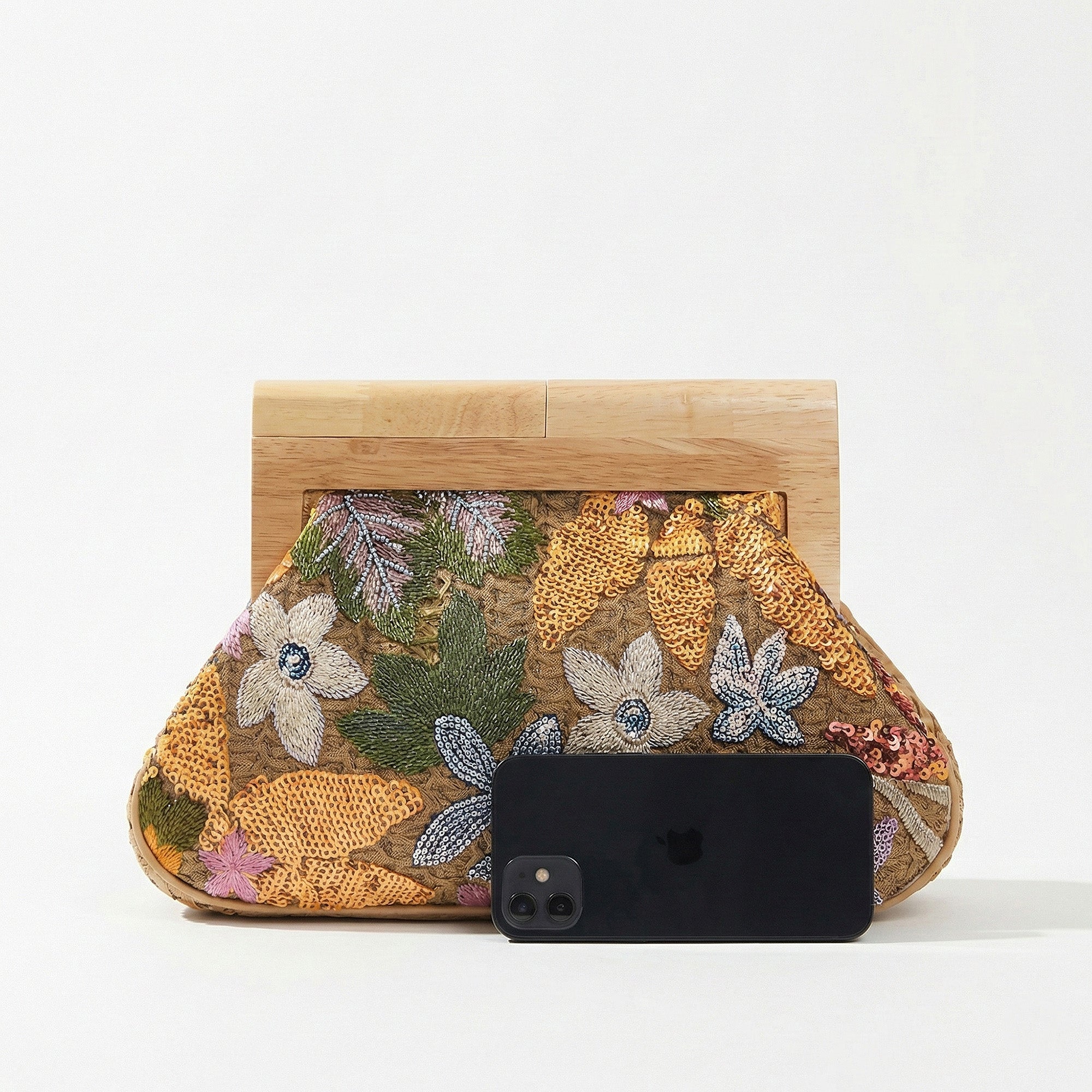 Elysian Bloom Frame Clutch