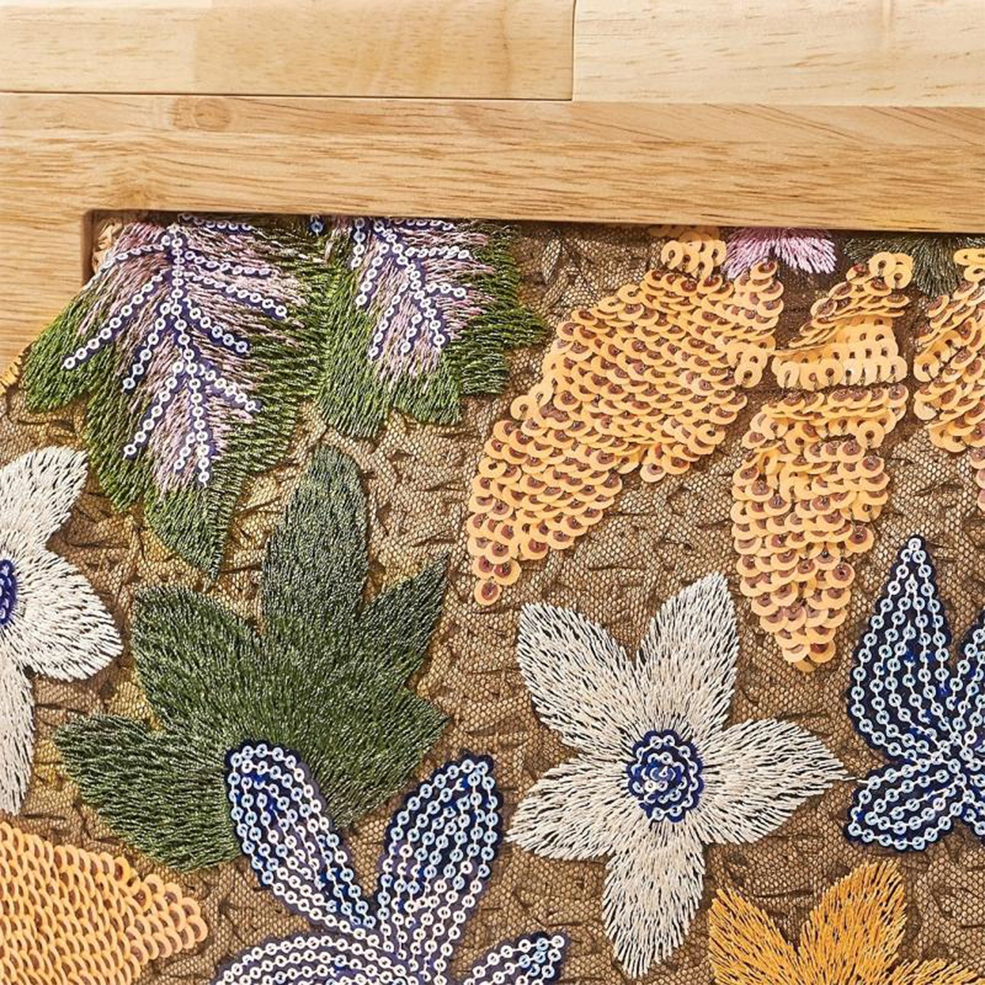 Elysian Bloom Frame Clutch