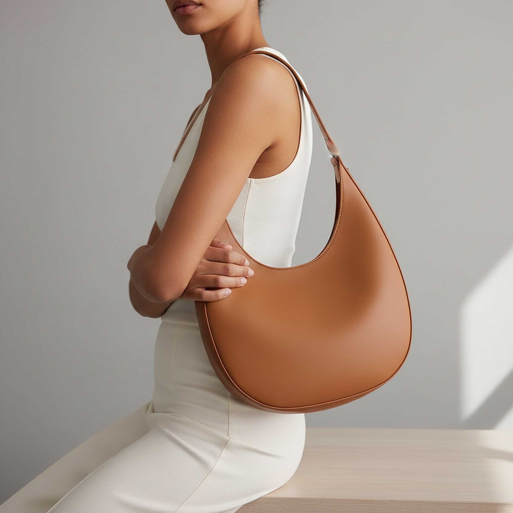 Moonlight Leather Tote