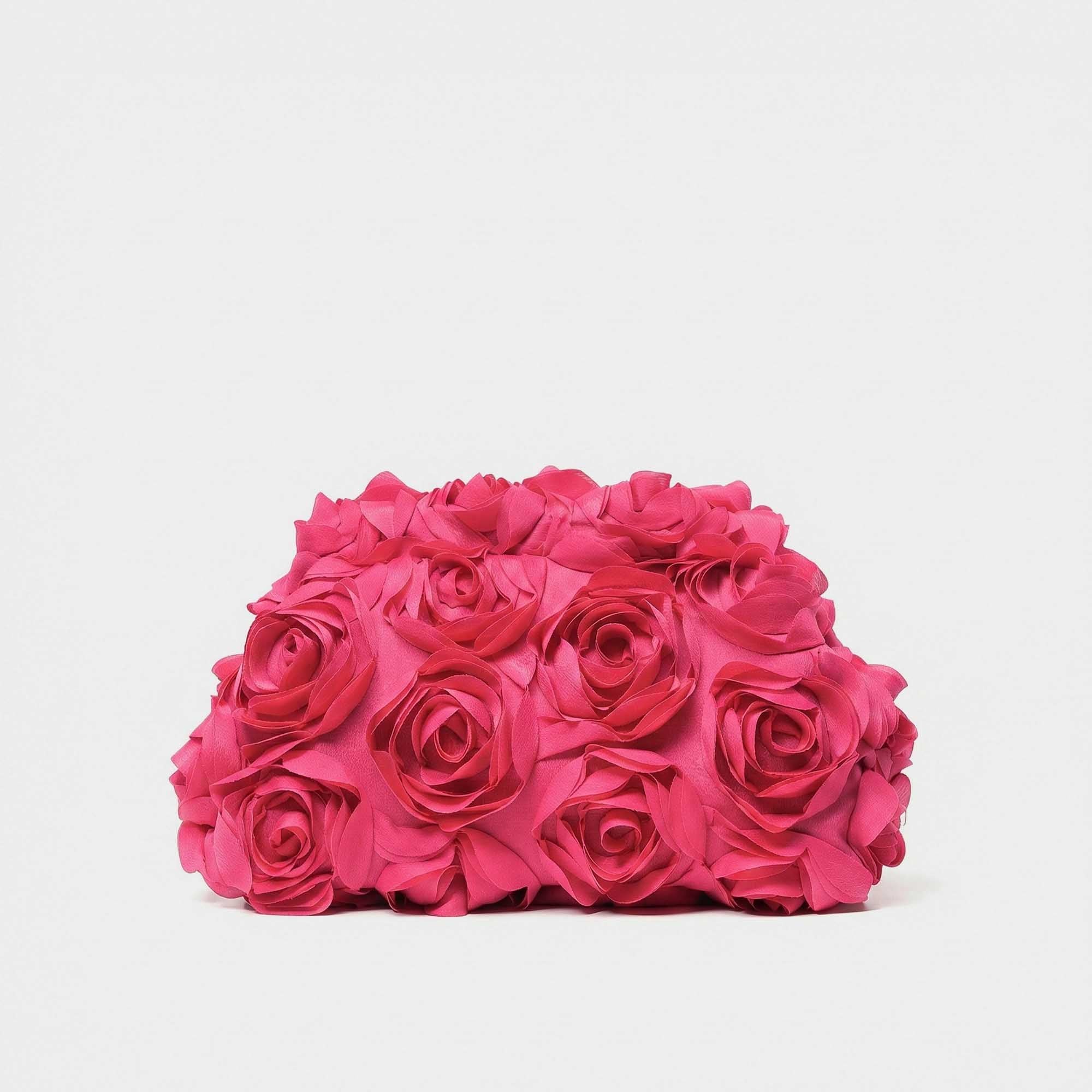 Rosé Bloom Couture Clutch